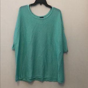 Daytrip Metallic Thread Sweater Mint - S